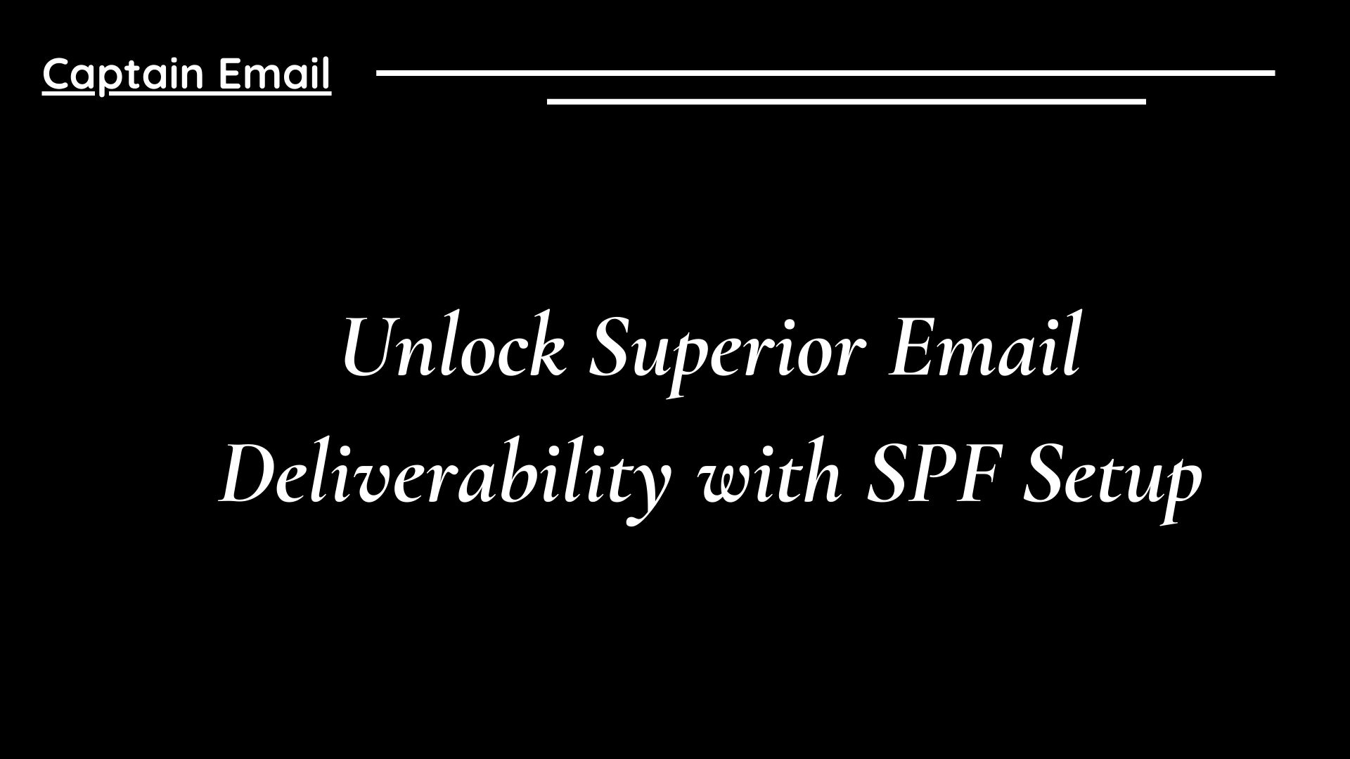 Unlock Superior Email Deliverability with SPF Setup
